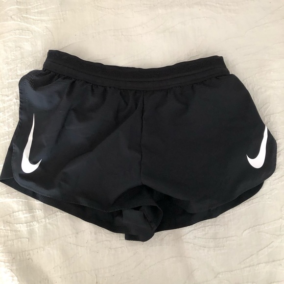 nike split running shorts